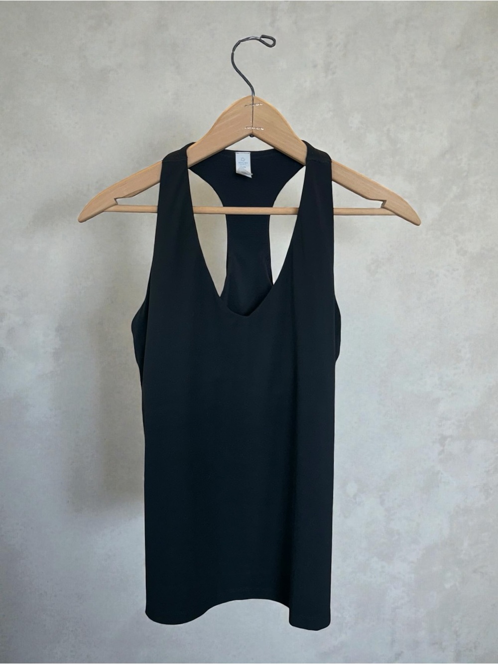 aerie Black Racerback Athletic Tank